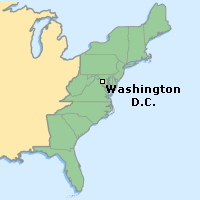 Map of USA East Coast Map of USA East Coast